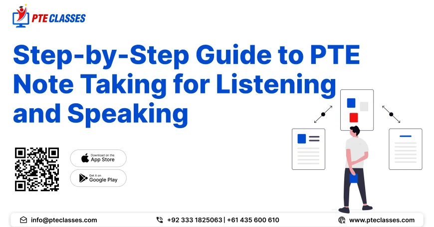 PTE note-taking strategies