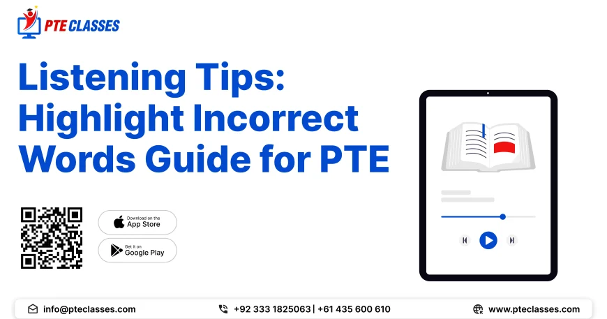 Listening: highlight incorrect words guide
